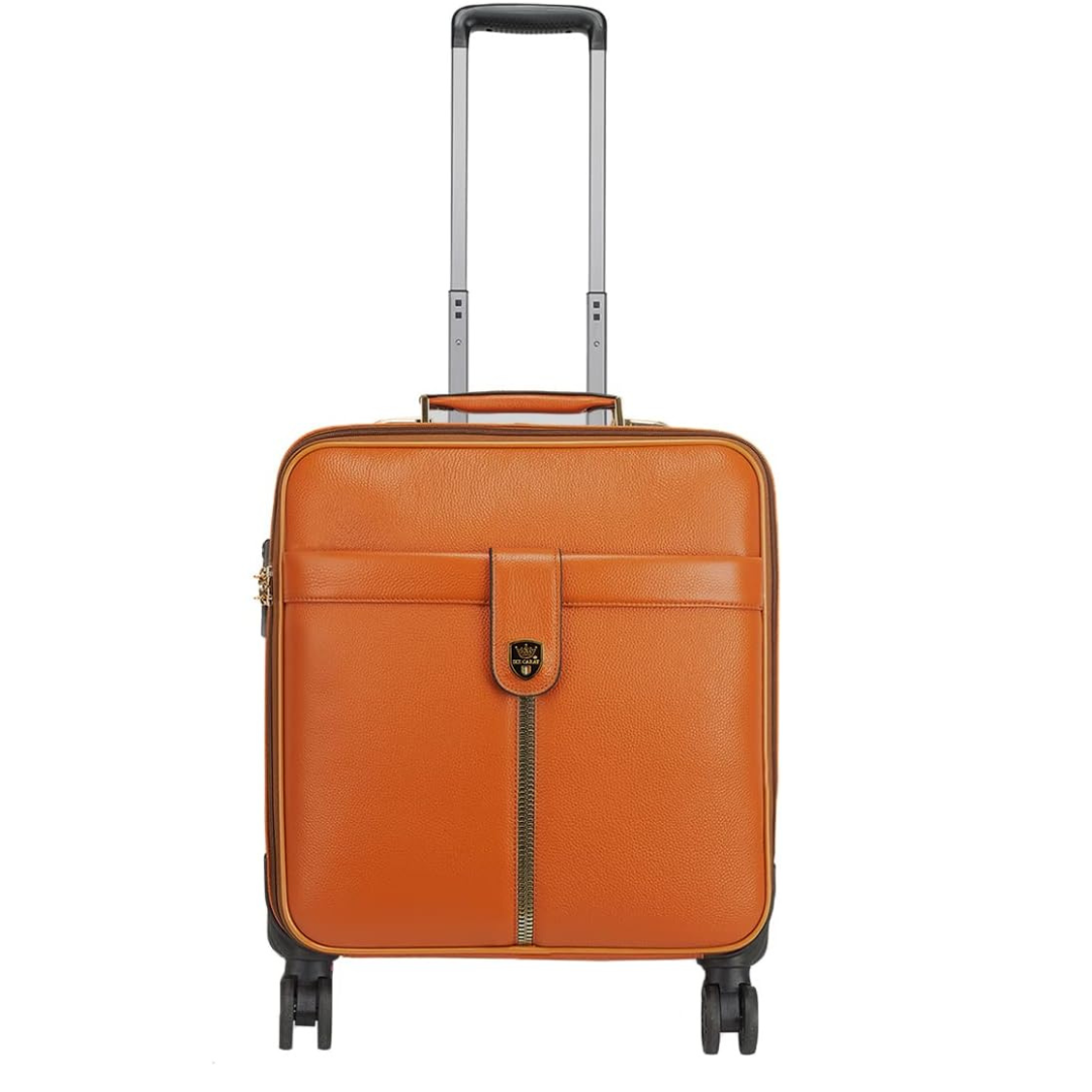 Valise Trolley Cabine Cuir